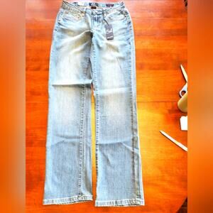 Earl 8 free‎ to be straight leg mid rise jeans